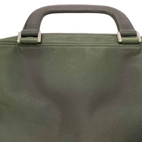 PRADA - Dark Green Nylon Handbag 169-080425 - Picture 7 of 10